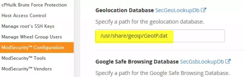 Modsecurity Configuration